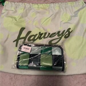 Harveys Mixed Greens Classic Wallet and Dust Bag